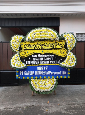Papan Bunga Duka di Dadi Mulya